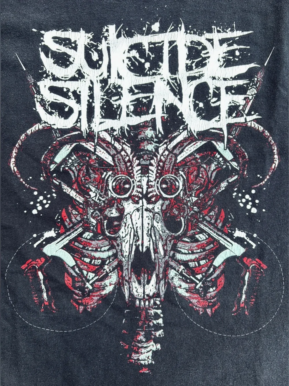 Pre-owned Suicide Silence Band T-Shirt, Size Medium - Picture 2 of 4